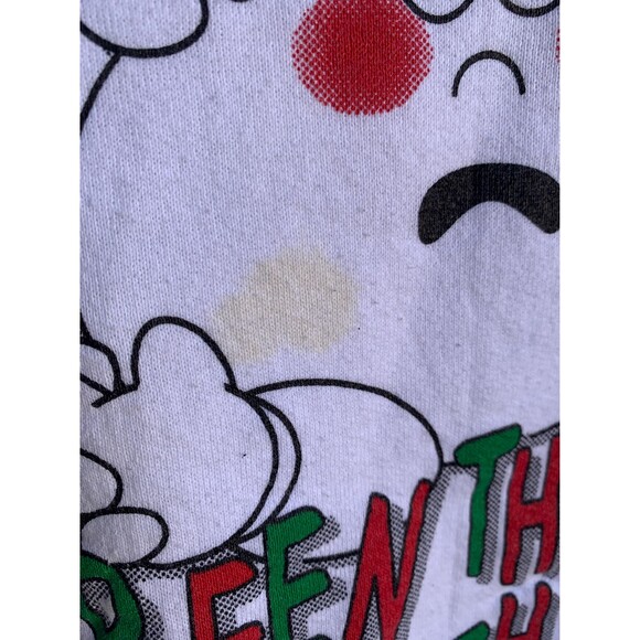 Vintage 90s White Christmas crewneck sweatshirt with "Been There Done That" XXL - Picture 8 of 9